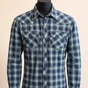 NWOT Retro Wrangler Plaid Shirt – Men’s Size Medium